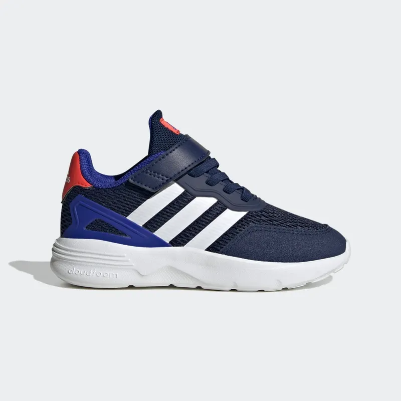 Adidas Nebzed Lifestyle Running Elastic Lace Top Strap Dark Blue / Cloud White / Lucid Blue (HQ6145)