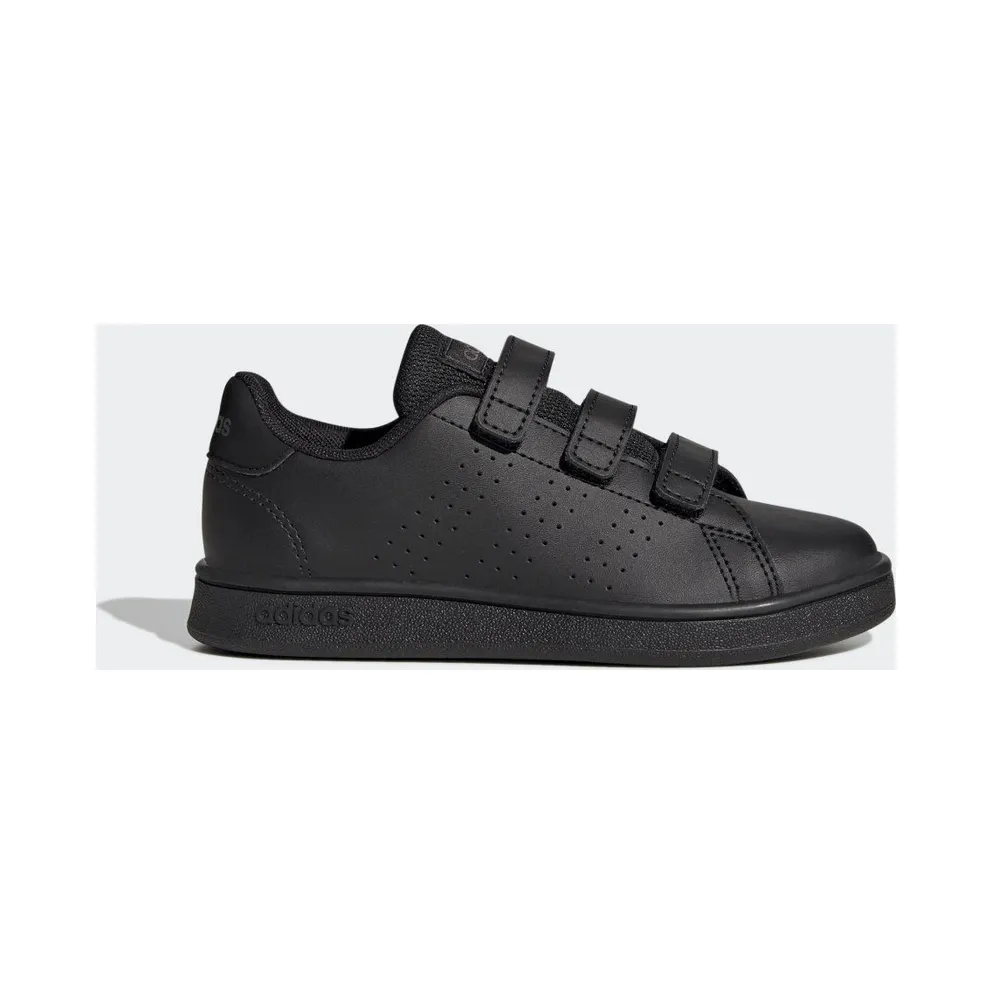 Adidas Advantage Court Lifestyle Hook-and-Loop Core Black / Core Black / Grey Six (GW6490)