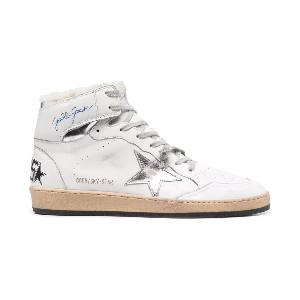 Golden Goose Sky-Star Sneakers – Weiß (GMF00230F002194)