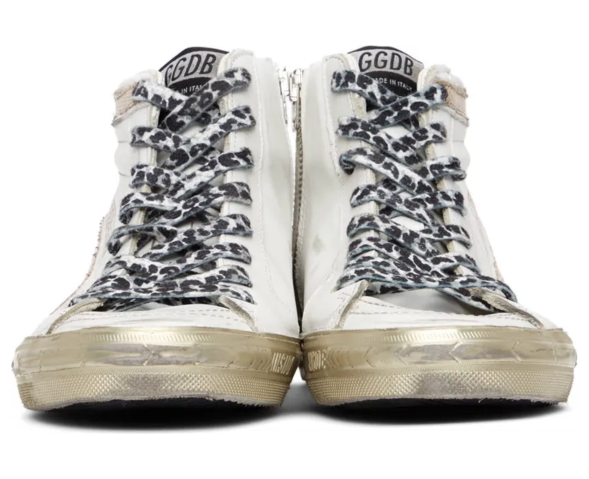 Golden Goose White Slide Leather Sneakers (GWF00115.F002452.10874) (2)
