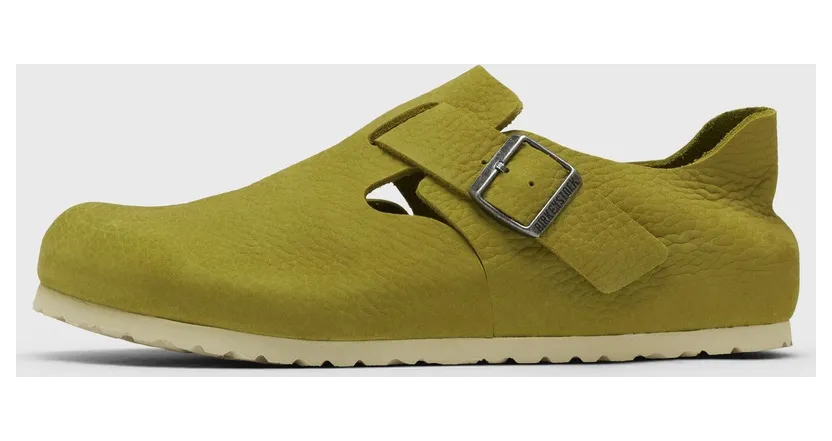 Birkenstock London Nubuck Leather Green