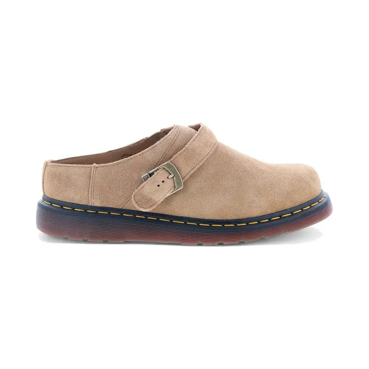 Dr. Martens Isham Desert Oasis Suede Mules Sand Tan (30619291)