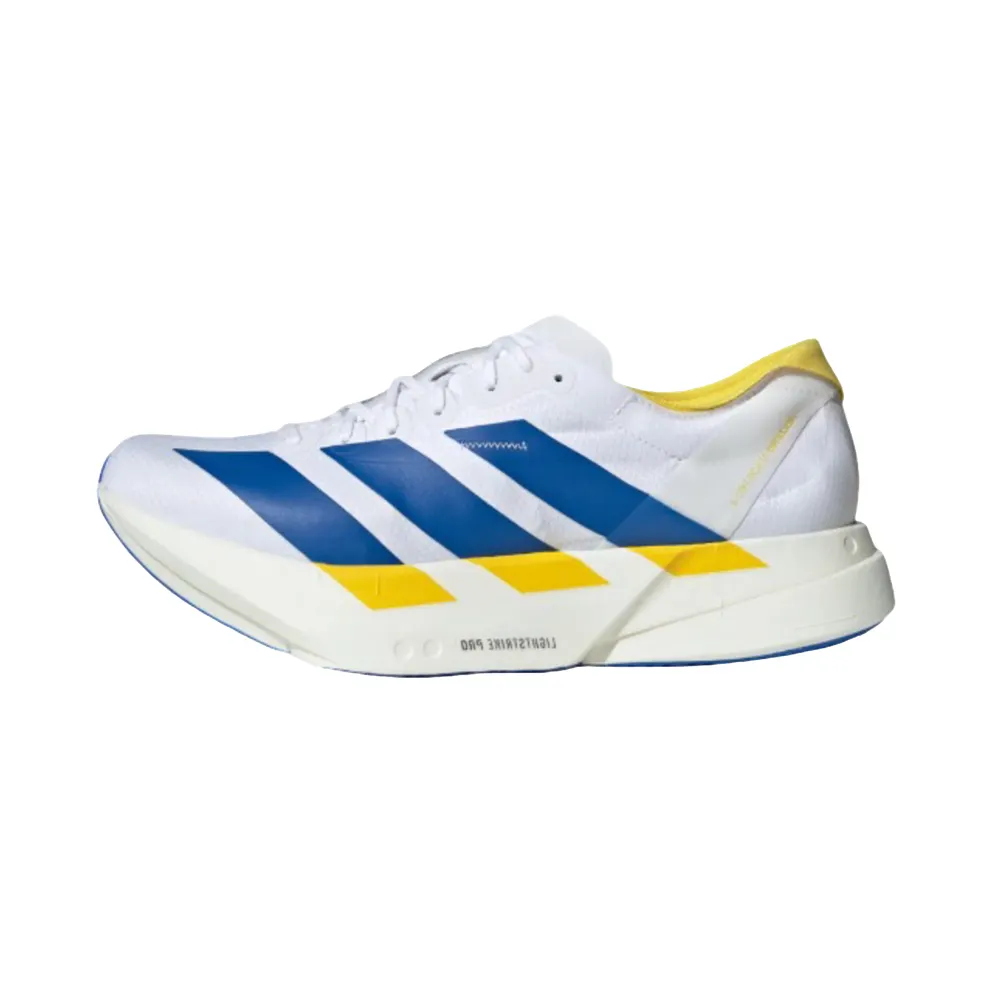 Adidas Adizero Adios Pro 4 “Cloud White Blue Yellow” (KI9388)