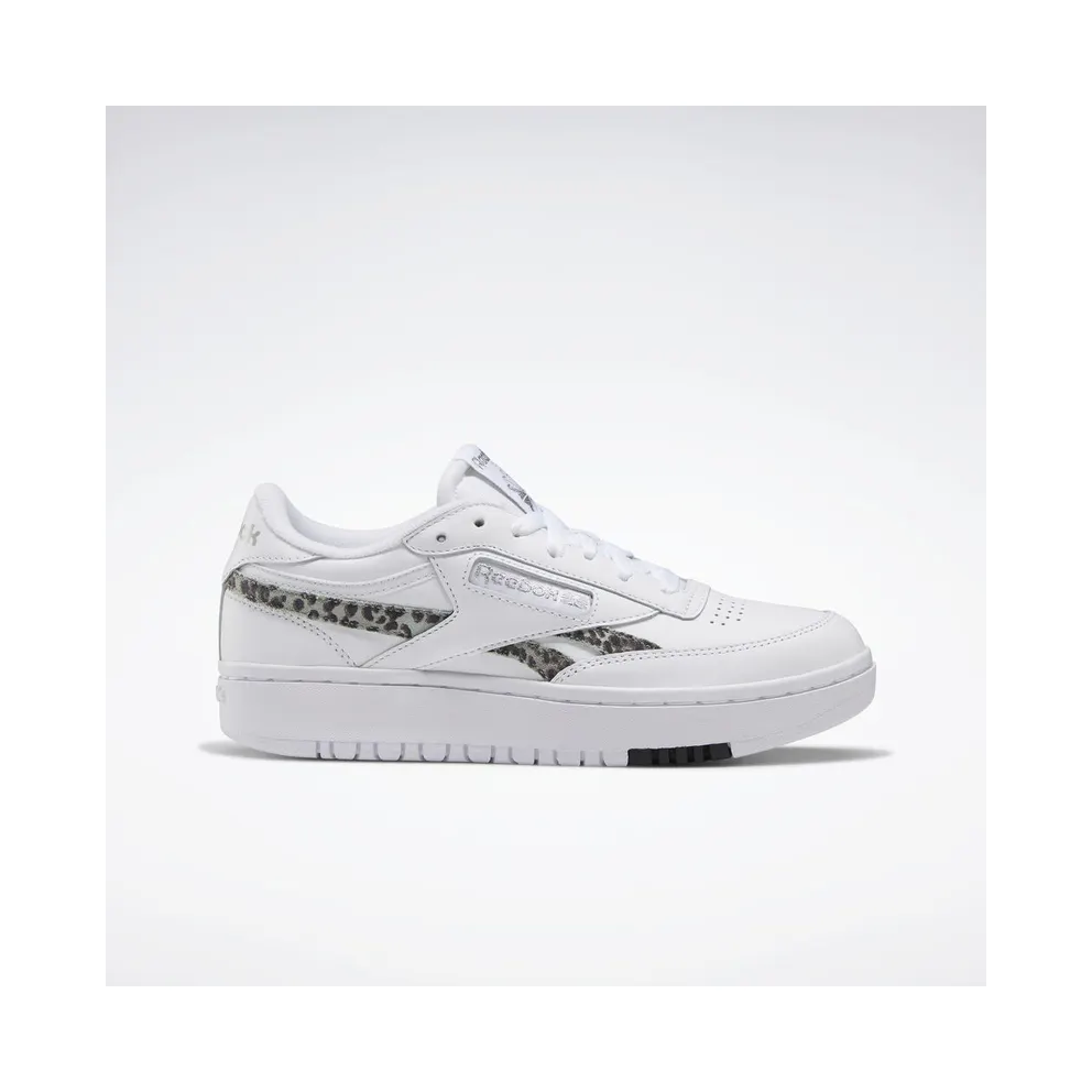 Reebok Club C Double White / Silver Metallic / Black (H67813)