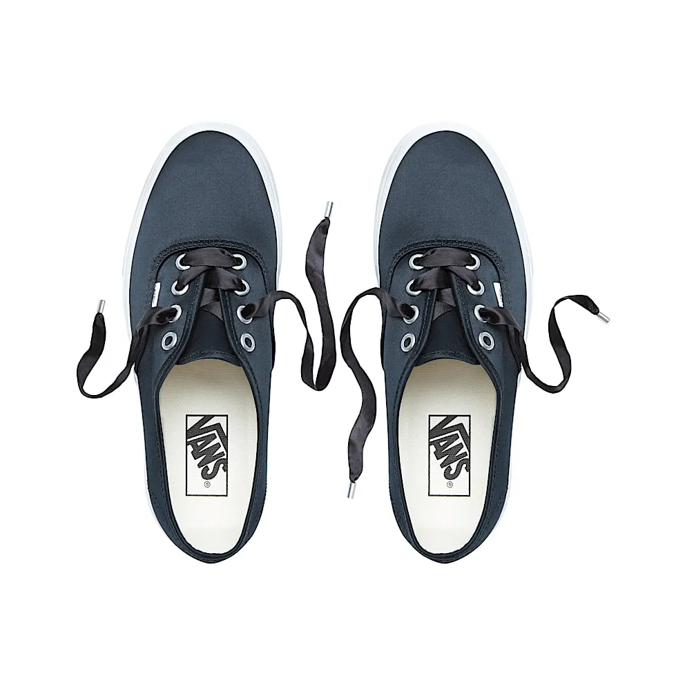 Vans Authentic Satin Lux Black Black/White (VN0A38EMQ9I)