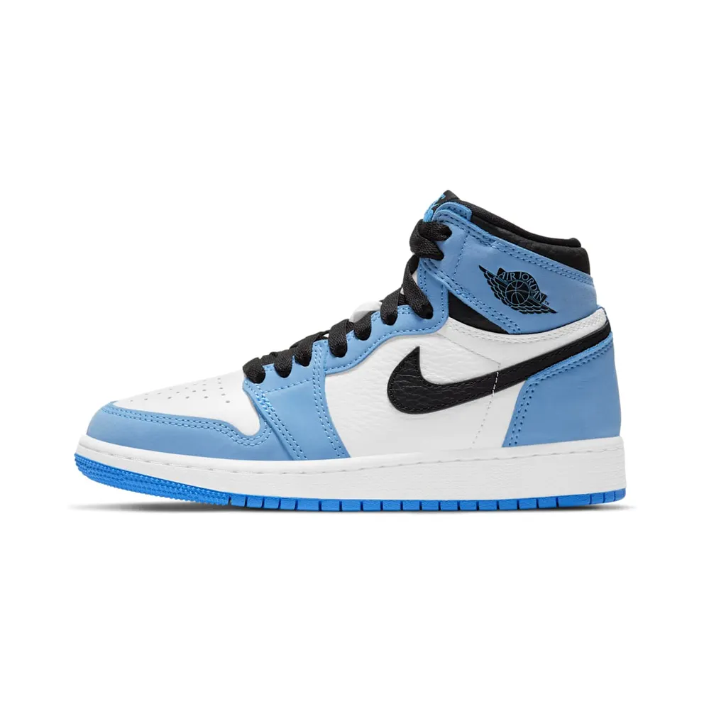 Air Jordan 1 Retro High White University Blue (GS) (575441-134)