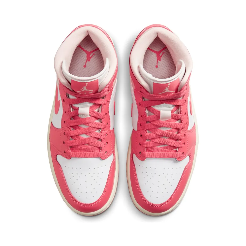 Nike Air Jordan 1 Mid Strawberries & Cream (W) (BQ6472-186)