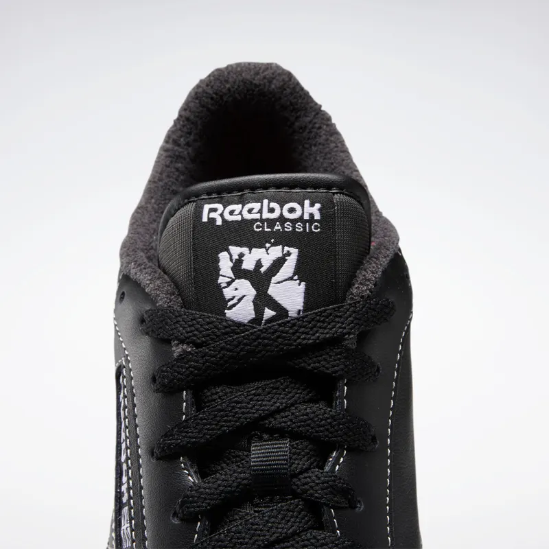 Reebok Human Rights Now! Club C 85 Shoes Core Black / Pure Grey 8 / Vector Red