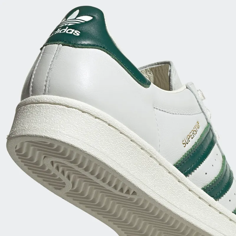 adidas Superstar Off White / Collegiate Green / Off White (H68186)