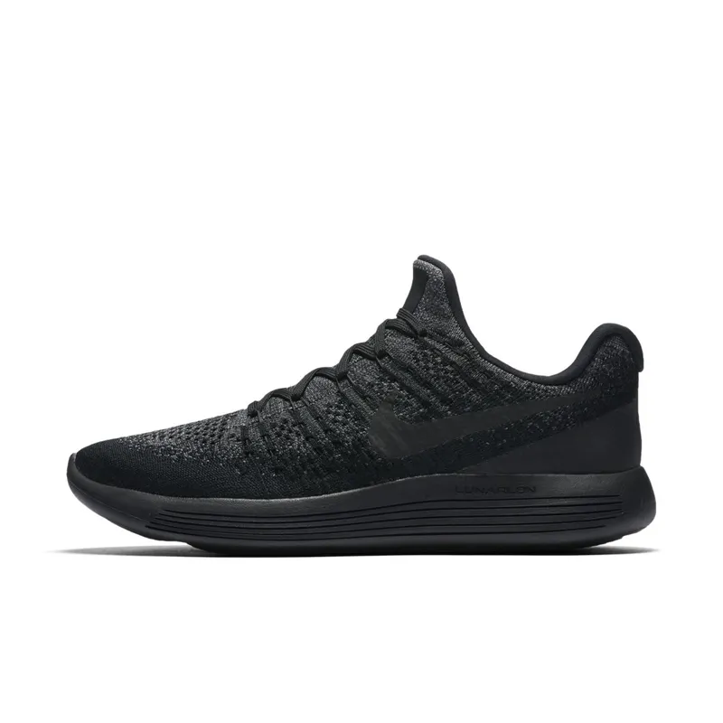Nike Lunar Epic Low Flyknit 2 Black Dark Grey Black/Dark Grey-Racer Blue-Black (863779-004)