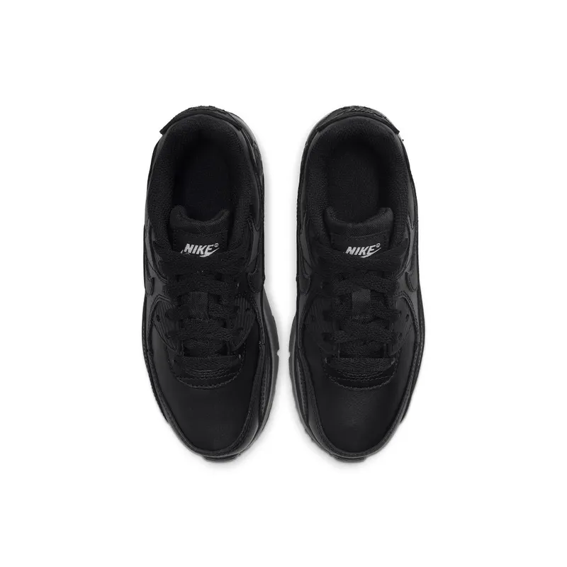 Nike Air Max 90 Black (PS) Black/Black/White (CD6867-001)