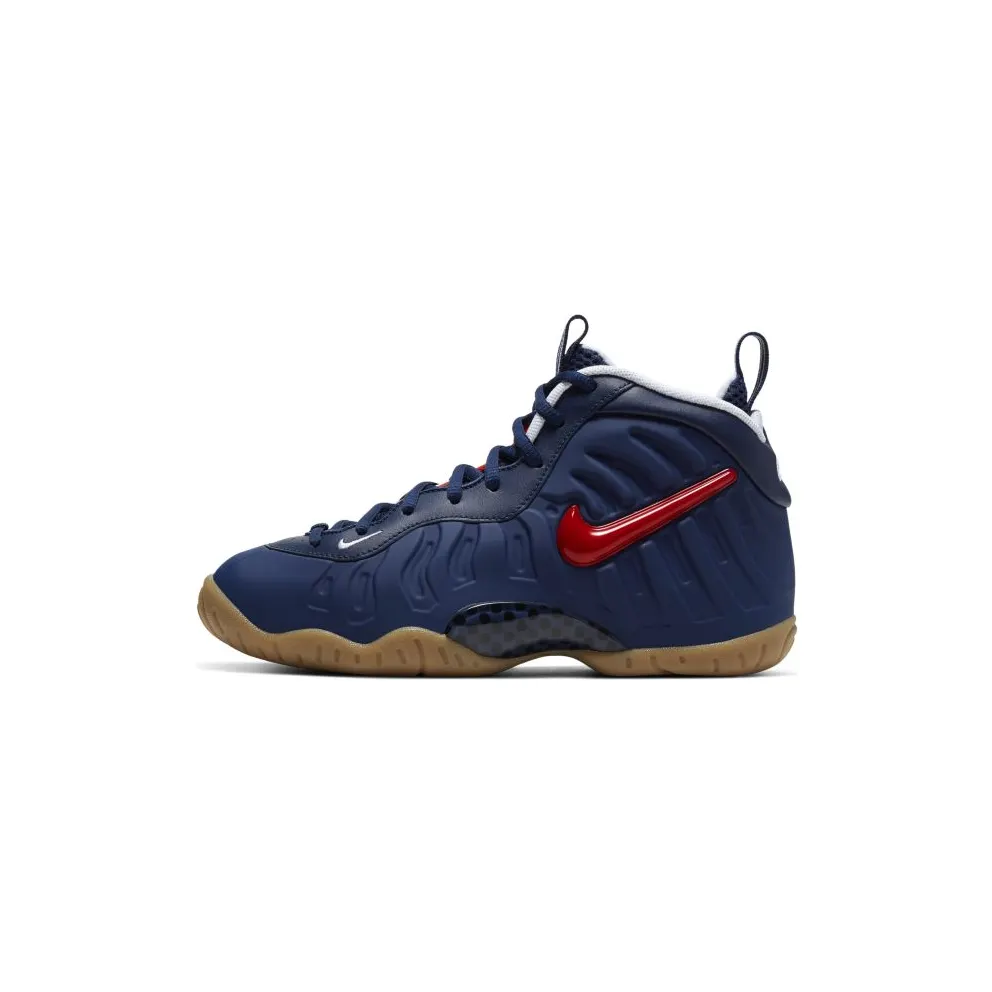 Nike Air Foamposite Pro Blue Void University Red (GS) Blue Void/Gum Light Brown-White-University Red (644792-405)