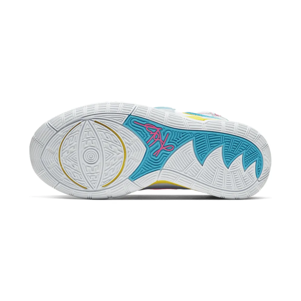 Nike Kyrie 6 90s (GS) White/Opti Yellow-Digital Pink-Blue Fury (BQ5599-101)