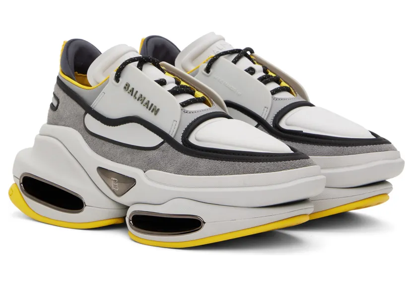 Balmain B-Bold Low-Top “Gray” (YM0VI278TPND) (4)
