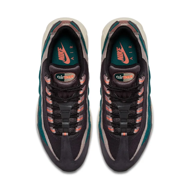 Nike Air Max 95 Grey Rainforest Bright Mango Oil Grey/Thunder Grey-Rainforest-Bright Mango (538416-018)