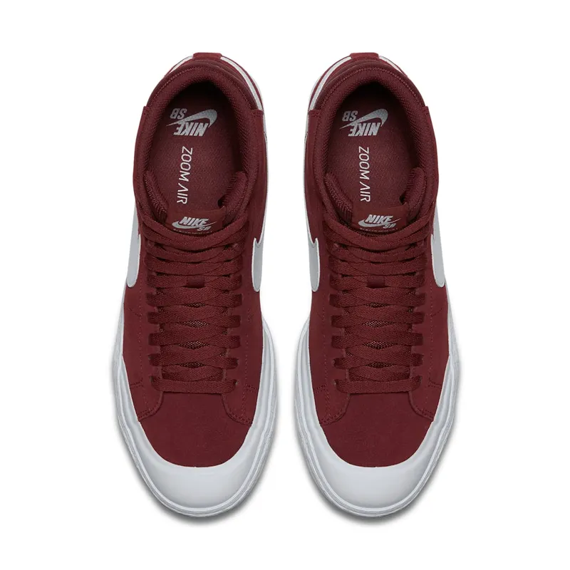 Nike SB Zoom Blazer Mid Dark Team Red Dark Team Red/White (876872-619)