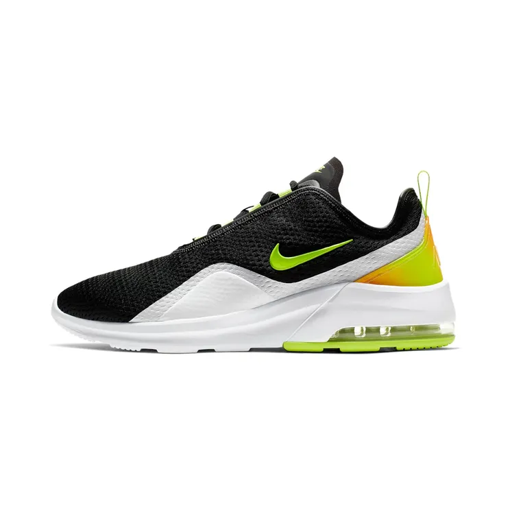 Nike Air Max Motion 2 “Black / White / Total Orange / Volt” (AO0266-007)