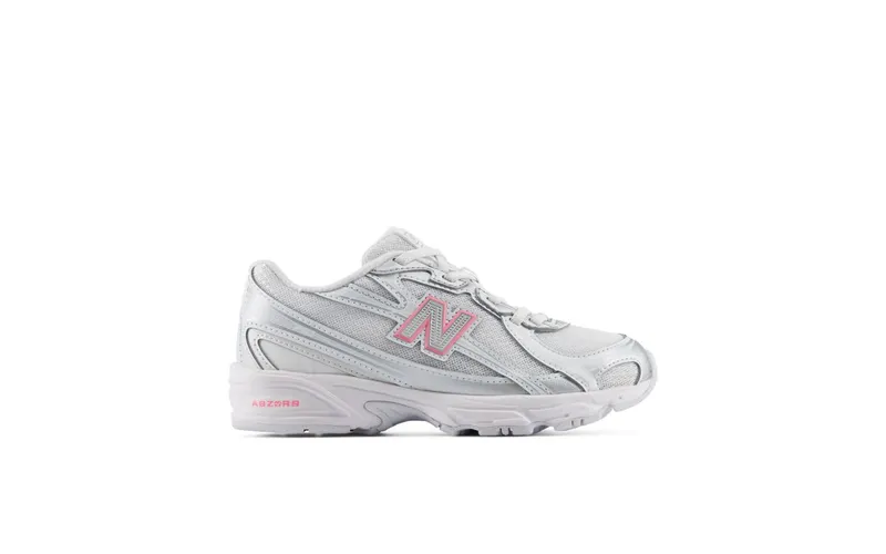 New Balance 740 Bungee Lace PS “Silver Metallic Signal Pink” (P7403DB)