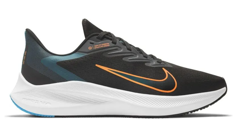 Nike Air Zoom Winflo 7 Black Atomic Orange (CJ0291-013)