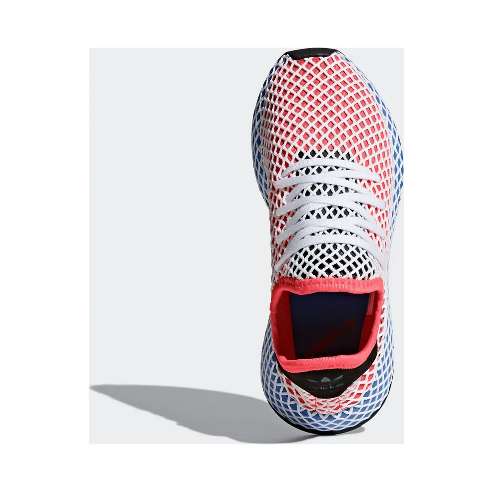adidas Deerupt Solar Red Bluebird (Youth) Solar Red/Solar Red/Bluebird (DA9610)