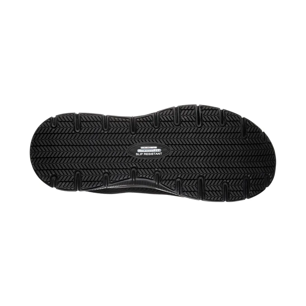 Skechers Work Slip-Resistant Relaxed Fit: Flex Advantage – Bendon Sneaker Black