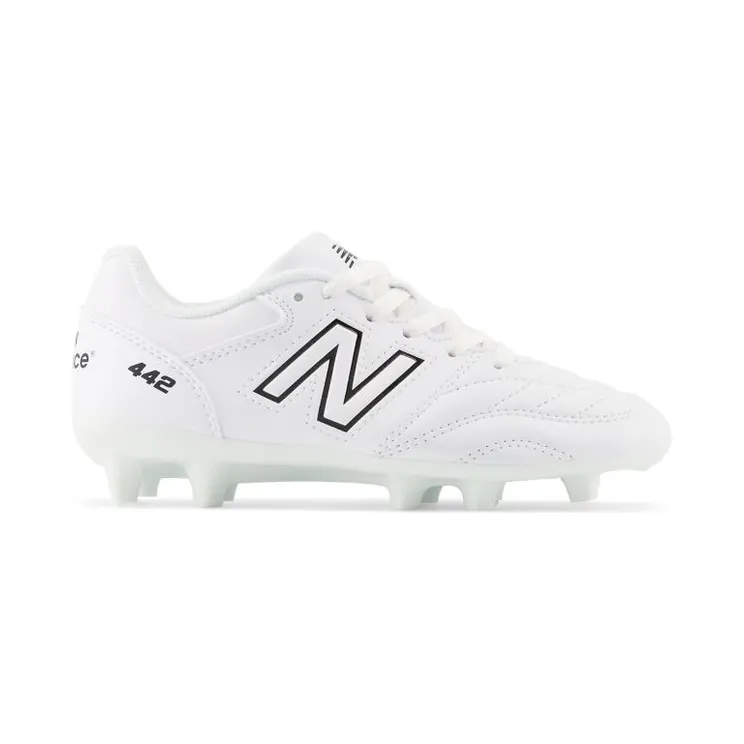 New Balance 442 v2 Academy FG White Black (GS/PS) (JS43FWW2)