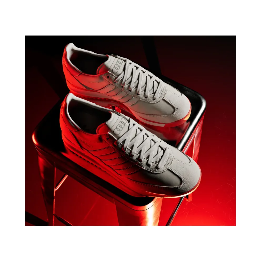 Adidas SL 72 RS AUDI REVOLUT F1 TEAM Shoes Chalk Pearl / Chalk Pearl / Hi-Res Red (KJ1204)