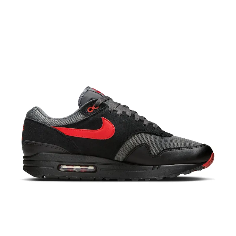 Nike Air Max 1 Essential (black / university red / iron grey) – FZ5808-008