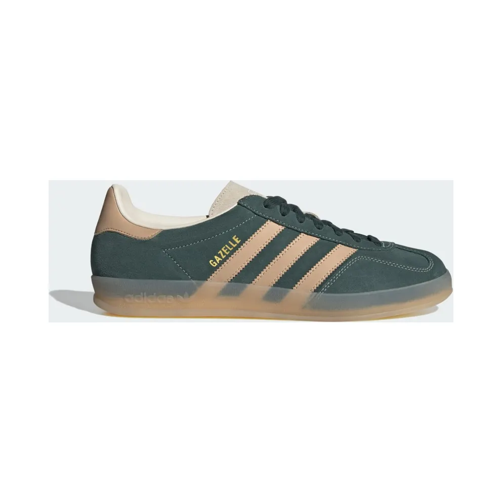 Adidas Gazelle Indoor Shadow Green / Warm Sandstone / Wonder White (JH5402)