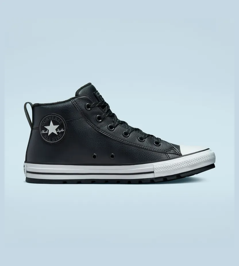 Converse Chuck Taylor All Star Street Lugged Water-Repellent Zwart/iron Grey/wit (A00719C)