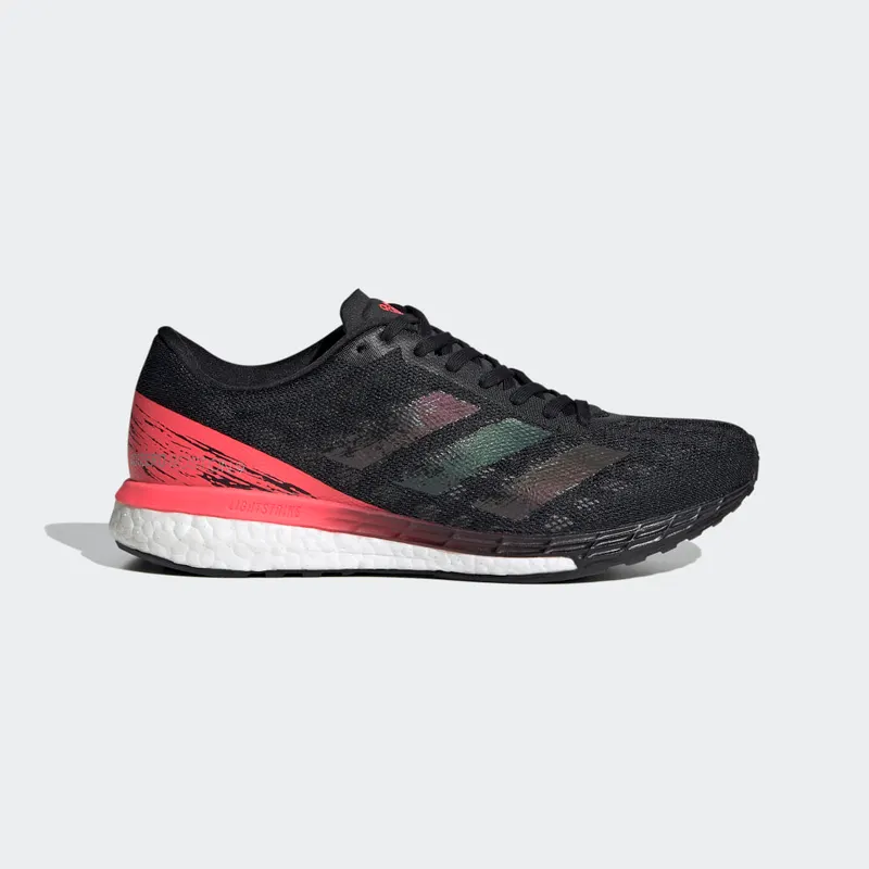 Adidas Adizero Boston 9 ‘Black Signal Pink’ Core Black/Core Black/Signal Pink (EG4656)