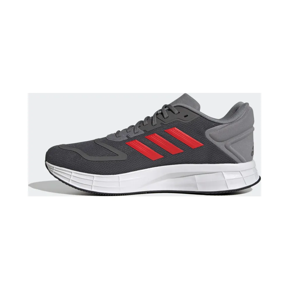 adidas Duramo 10 Wide Grey Four / Vivid Red / Iron Metallic (GW4127)