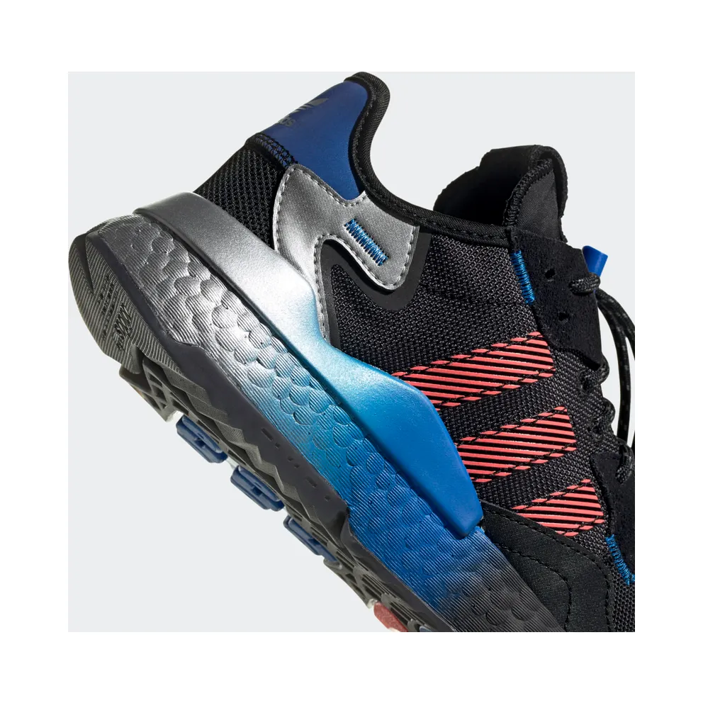 Adidas Nite Jogger ‘Black Flash Red Blue’ Core Black/Trace Grey Metallic/Flash Red (FW4275)