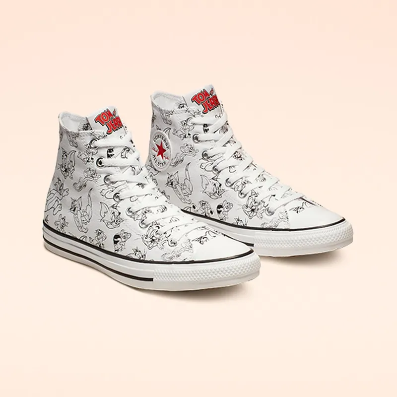 Converse Chuck Taylor All Star Hi Tom and Jerry White (165736C)