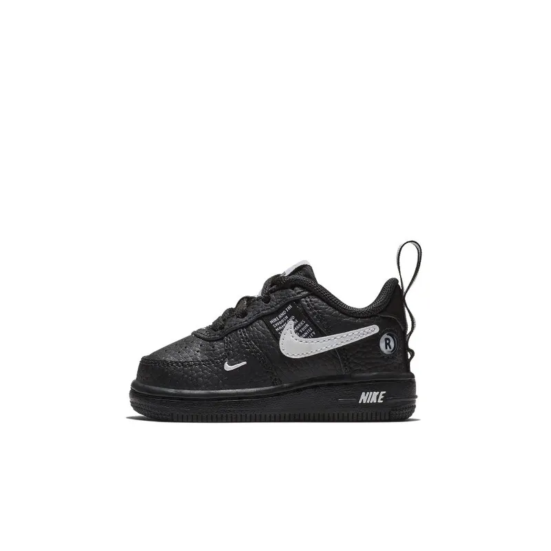 Nike Air Force 1 Low Utility Black White (TD) Black/White-Black-Tour Yellow (AV4273-001)