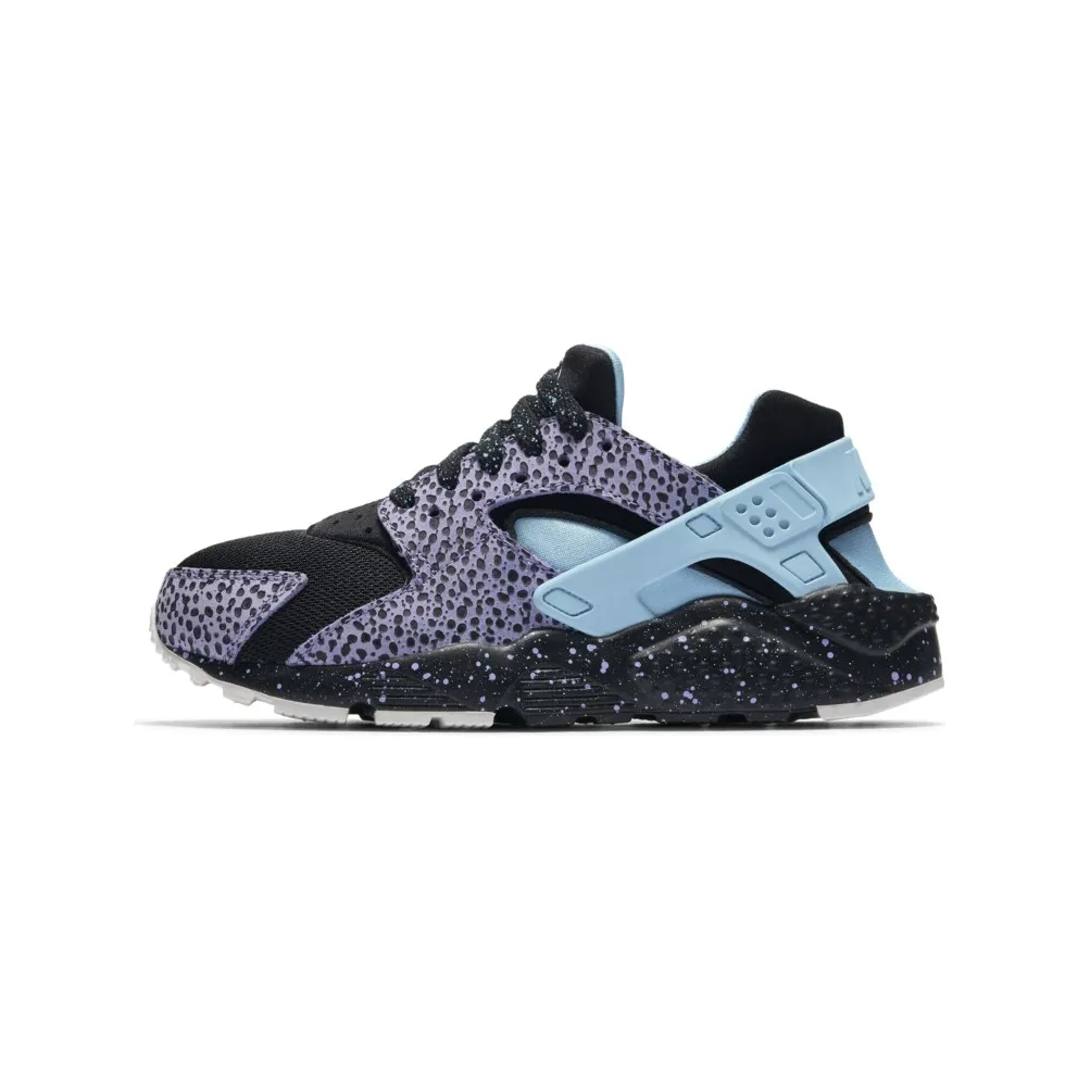Nike Air Huarache Run Safari Pack Purple Pluse (GS) Black/Purple Pulse-Summit White-Lagoon Pulse (AJ3690-001)
