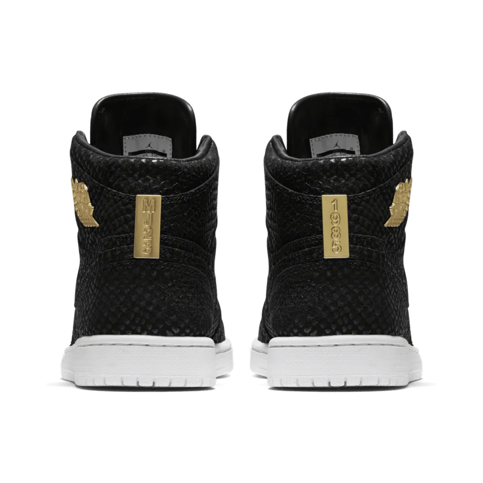 Jordan 1 Retro Pinnacle Black Black/Metallic Gold-White (705075-030)
