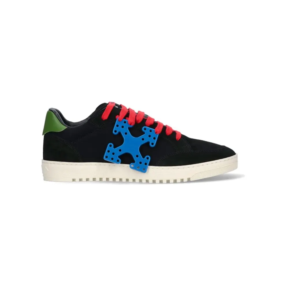 OFF-WHITE Vulcanized 5.0 Low Top Arrows Hang Tag Black Blue Green Red (OMIA227S22LEA0011045)