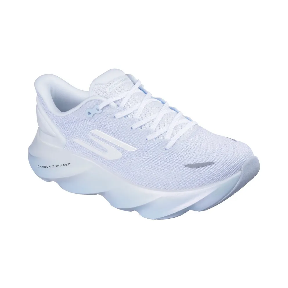 Skechers Aero Burst Sneaker White/Licht Blue
