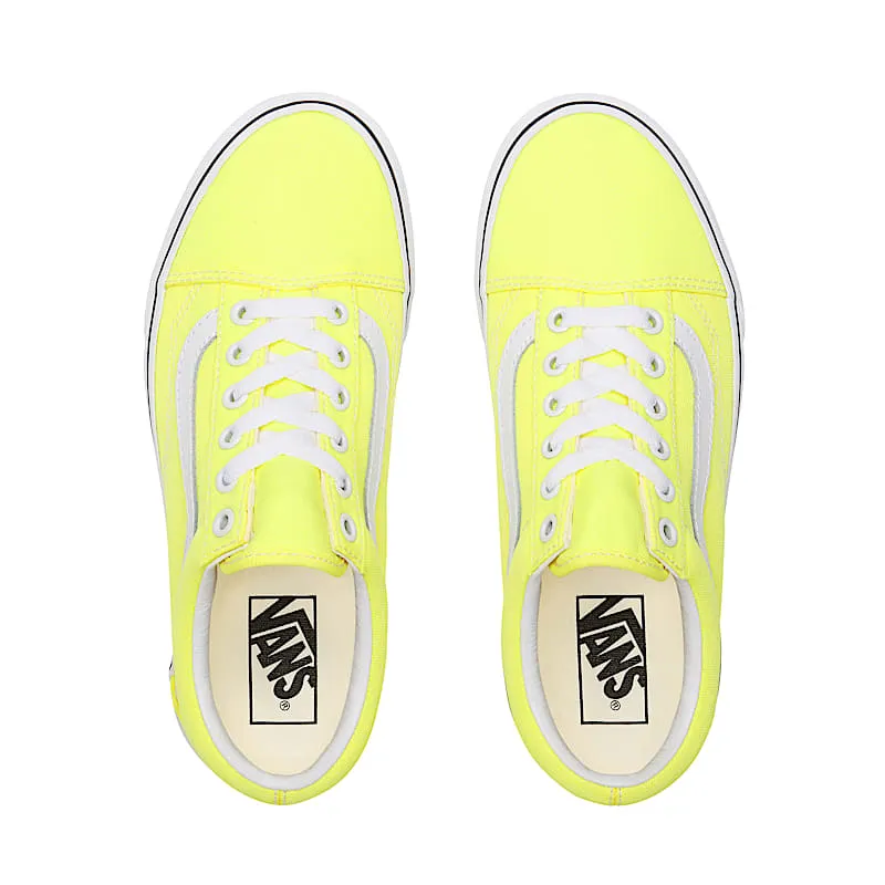 VANS Neon Old Skool Shoes (Yellow)
