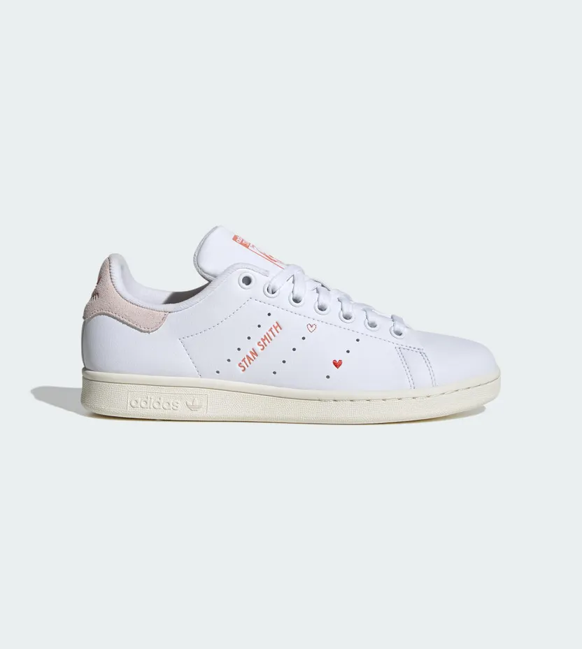 adidas Stan Smith Shoes Cloud White / Putty Mauve / Bright Red (IG8482)