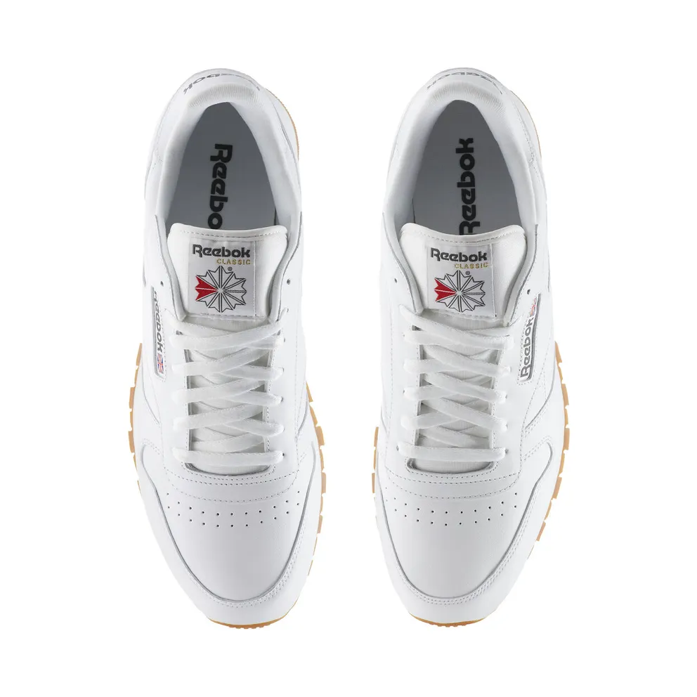 Reebok Classic Leather White White/Gum (Other Brands Reebok)