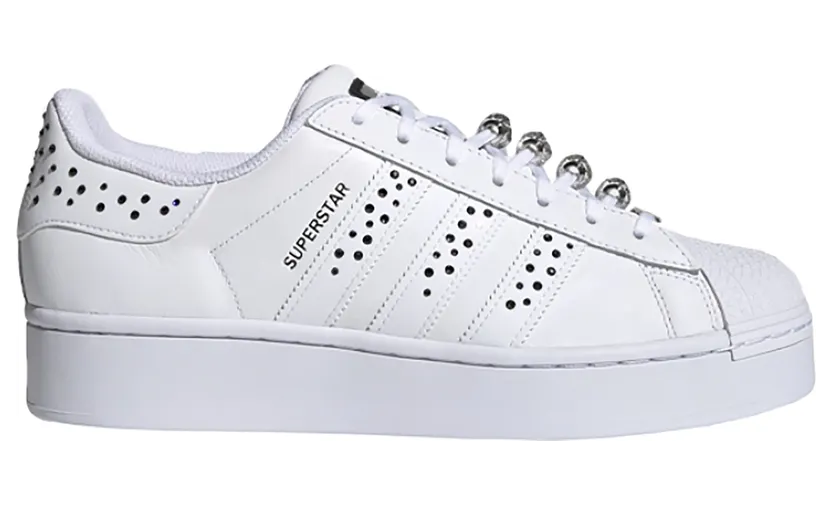 Adidas Swarovski x Superstar Bold ‘Cloud White’ Cloud White/Core Black/Silver Metallic (FX7456)