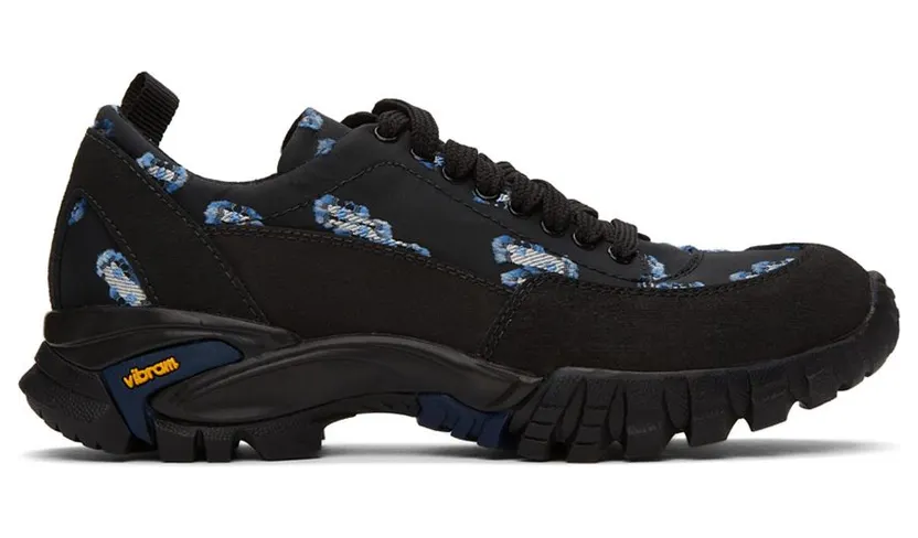 Cecilie Bahnsen Black Floral Sneakers (SH0001)