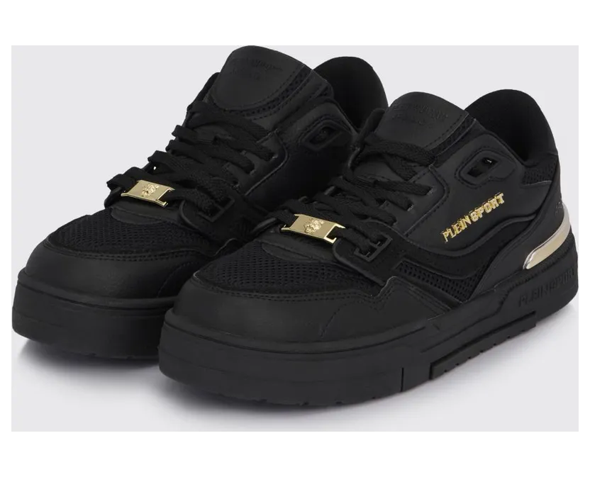 Plein Sport Apollo-1 Mesh And Polyester Sneakers Black 1 (SAFSUSC0845STE003N0293)