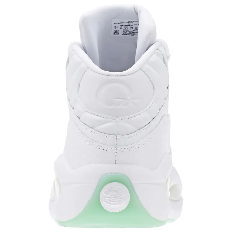 Reebok Question Mid White Mint Glow White/Mint Glow (Other Brands Reebok)
