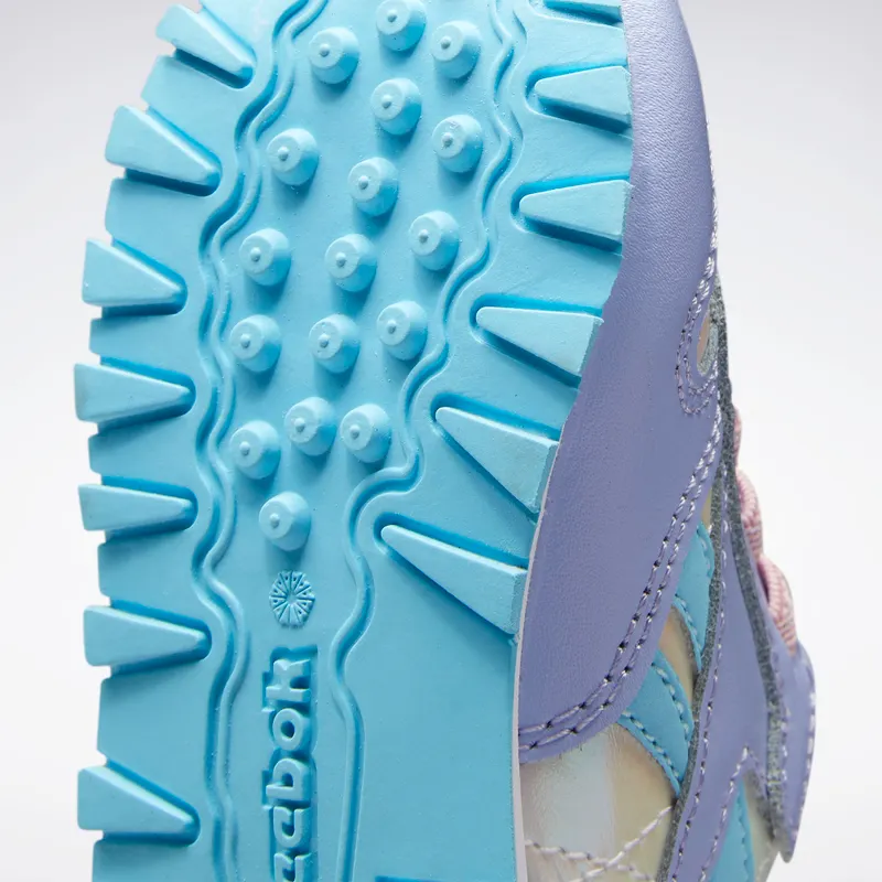 Reebok Classic Leather Shoes Lilac Glow / Digital Blue / Pink Glow