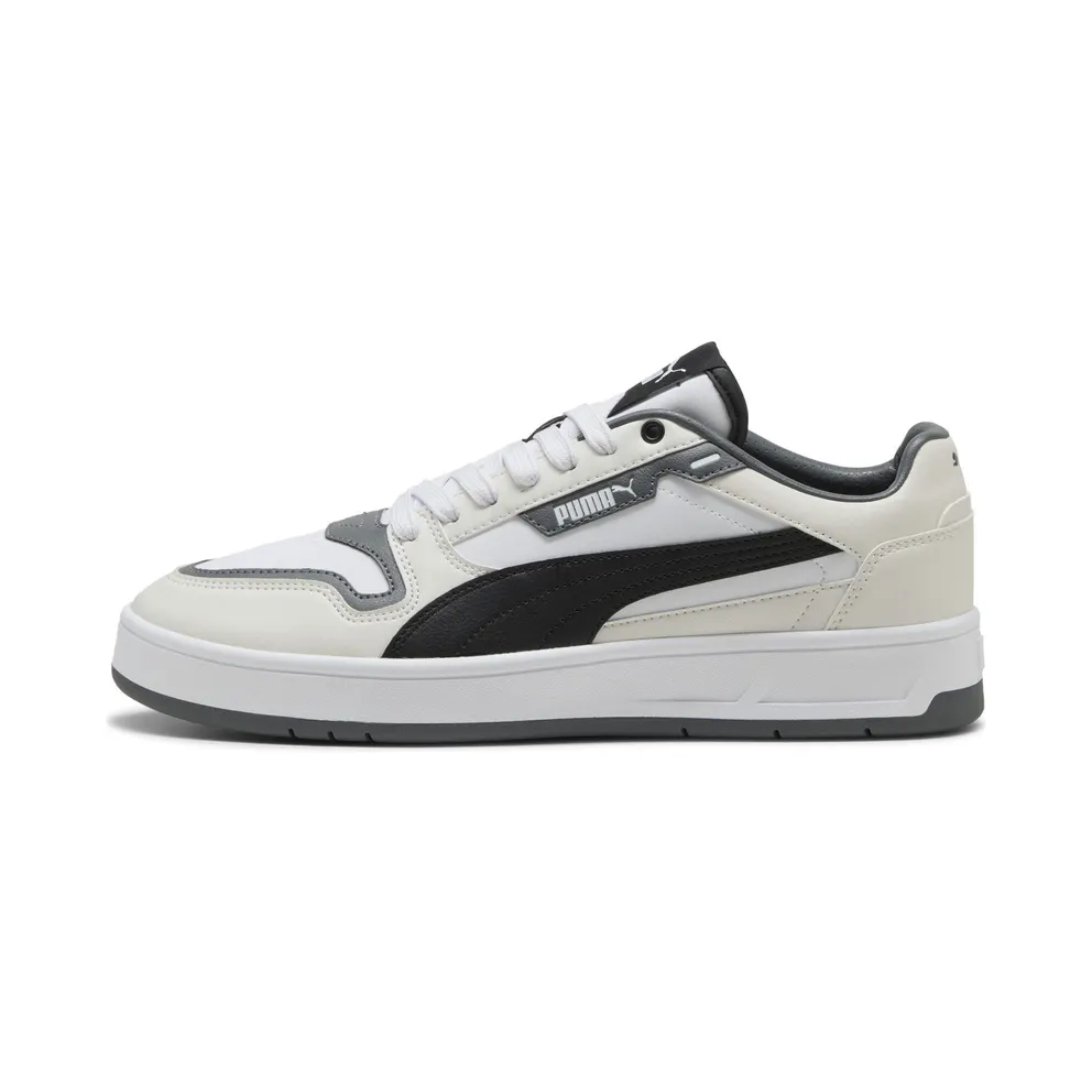 Puma Court Classic Street “Puma White / Puma Black / Vapor Gray” (400196_14)