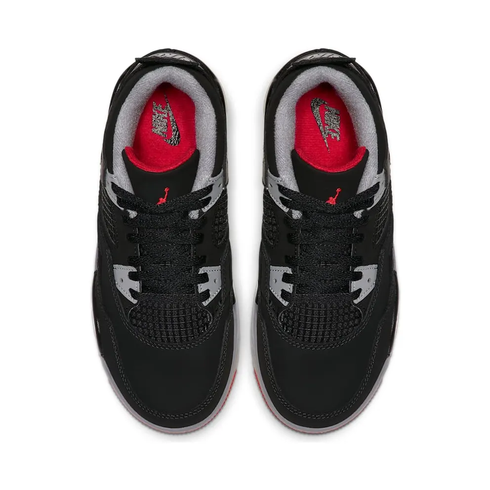 Air Jordan Nike AJ IV 4 Retro ‘Bred’ (PS) (2019) (BQ7669-060)