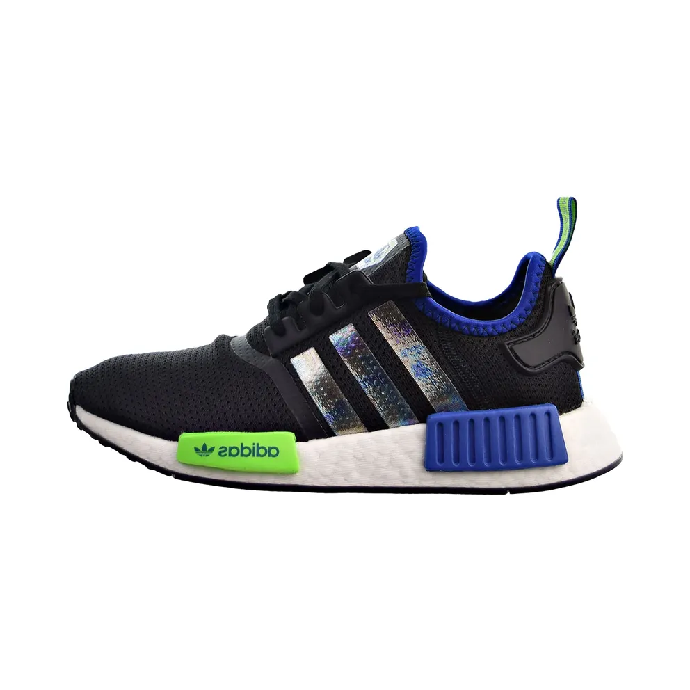adidas NMD R1 Black Royal Solar Green (GS) (FX6497)